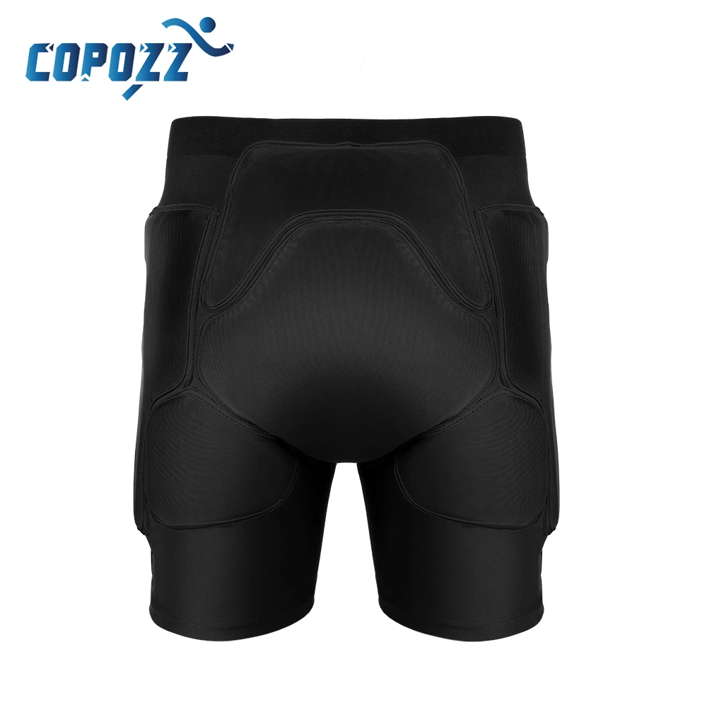 COPOZZ Unisex Ski Short Hip Butt Padded Protect ski Skateboard sports shorts Drop Resistance Roller Padded Shorts Knee pads