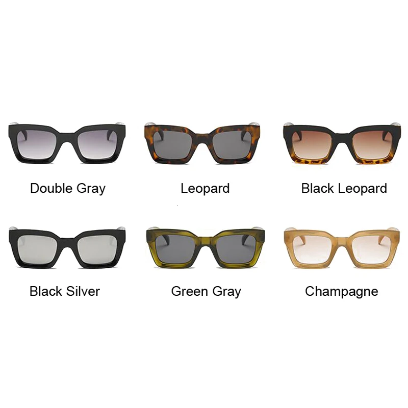 New Fashion Woman Luxury Brand Square Sunglasses Ladies Vintage Oversized Sun Glasses Female Big Frame Uv400 Shades Black image 6