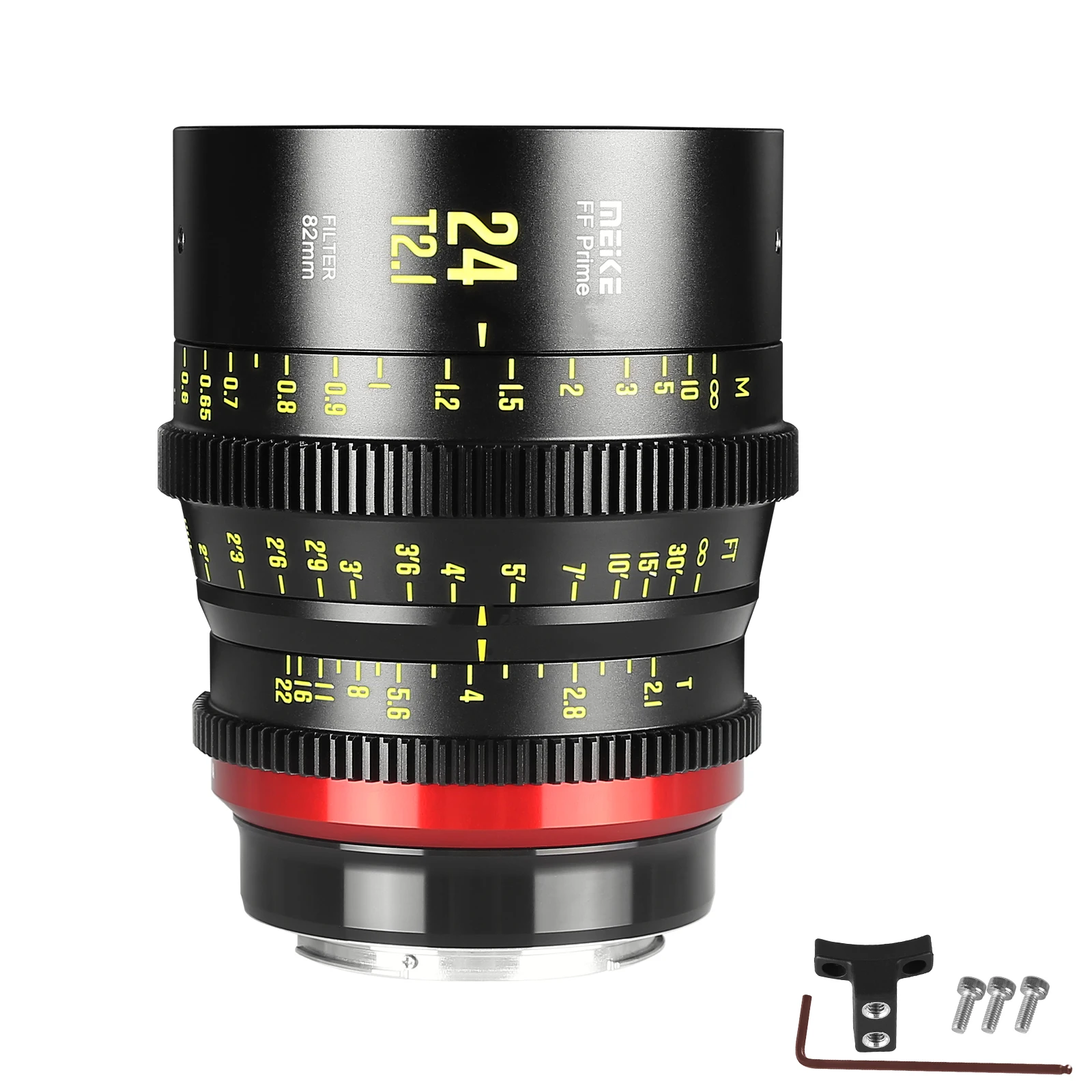 Meike Prime 24mm T2.1 Cine Lens for Full Frame Cinema Camera Systems