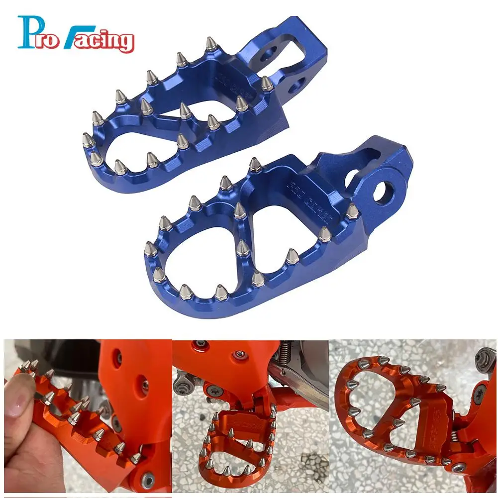 

Motorcycle Foot Pegs Rest FootRest Footpegs Pedals For KTM SX XC XCW XCF SXF EXCF 85 125-530 2016-2021 Motorcross Dirt Bike MX