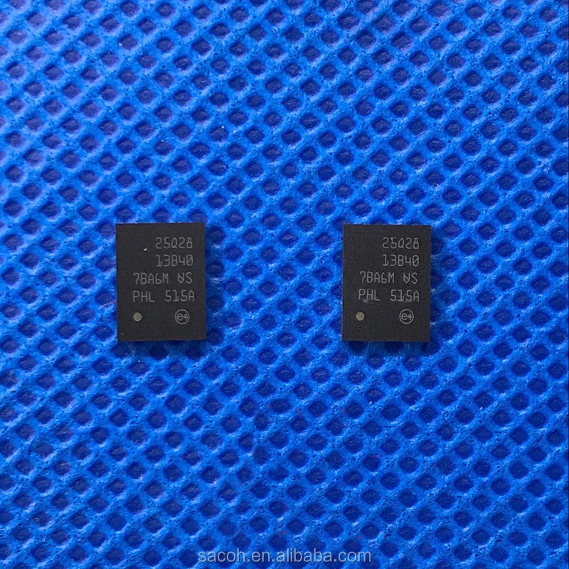 2PCS/lot New Original N25Q128A13BF840E 25Q2813B40 25Q28 N25Q128A13BF840F PDFN-8 NOR Flash Memory 128Mb