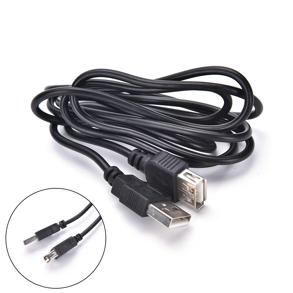 1m/1.5m HP Printer Scanner Extension Wire Cord USB 2.0 A Male Plug to A Female Adapter Data Cable for Epson Canon Sharp