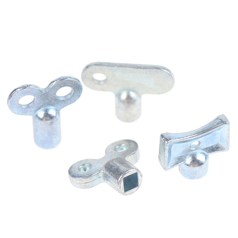 Llave cuadrada de latón para radiador, llave de purga de fontanería, válvula de escape sólida para grifo de agua, herramienta de válvula de aire, núcleo de agujero, 2 uds.