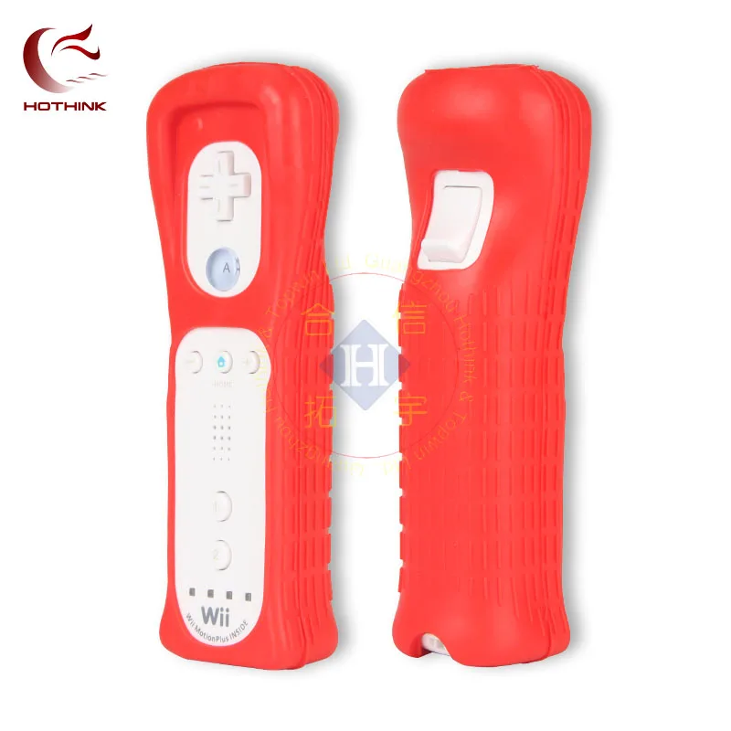 Hosure-غطاء سيليكون ناعم لوحدة تحكم Wii ، طويل وناعم ، مسرع ، لوحدة تحكم Nintendo Wii