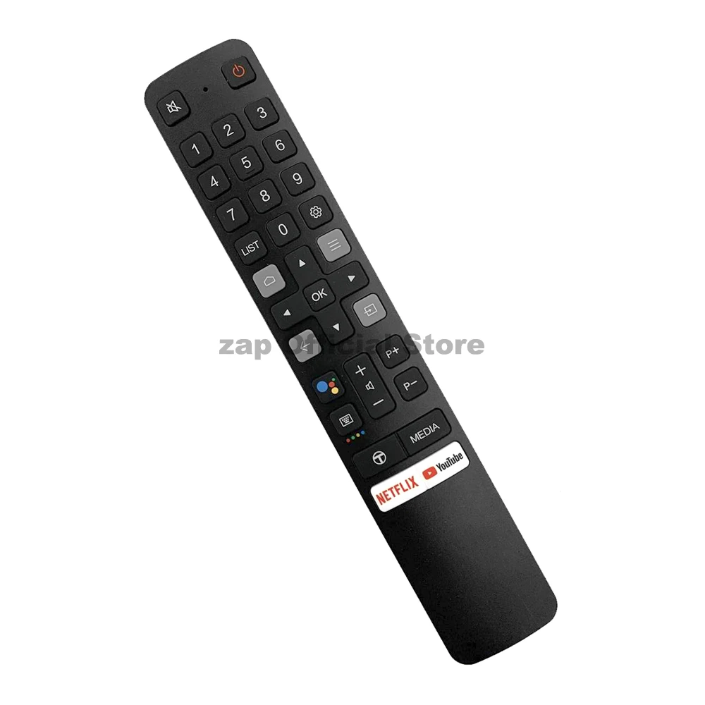 Nowy oryginalny RC901V FMR1 dla TCL Android 4K LED Smart TV Bluetooth z pilotem RF w/ Netflix Youtube Apps