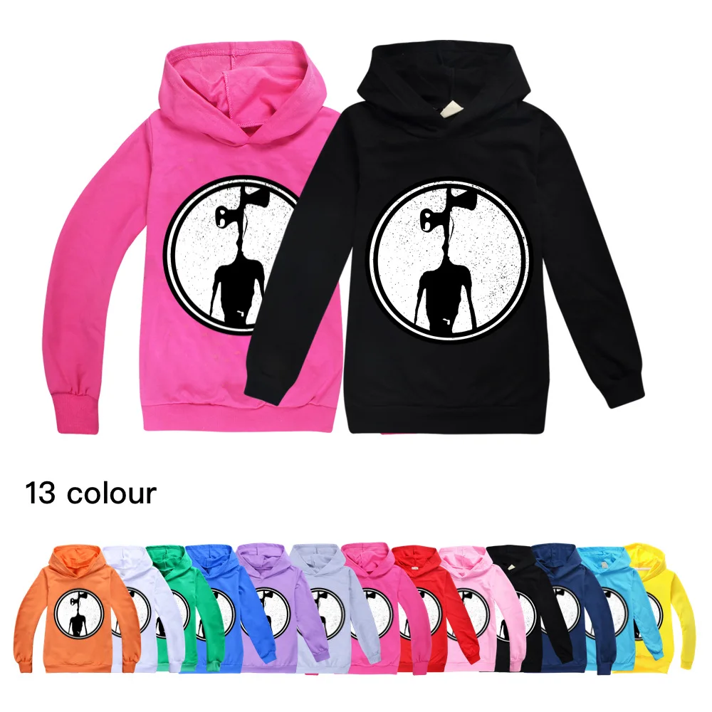 

Baby Boy Hooded T Shirt Siren Head 3D Hoodies SCP Game Fashion Sweatshirt Teen Girl Hoodie Pullover Harajuku Kids Autumu Clothes