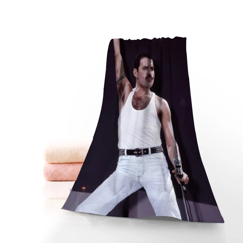 New Freddie Mercury Towels Multiple Color Microfiber Beach Bath Towel Sports Face Towel Customizable Printing Bath Towels