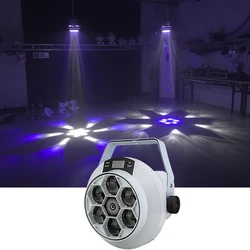 Dj Led Biene Auge Strahl Grün Laser 6X12W RGBW 4 IN1 Biene Auge Moving Head Mit Lazer Party KTV Bühne beleuchtung Hochzeit Nacht Club