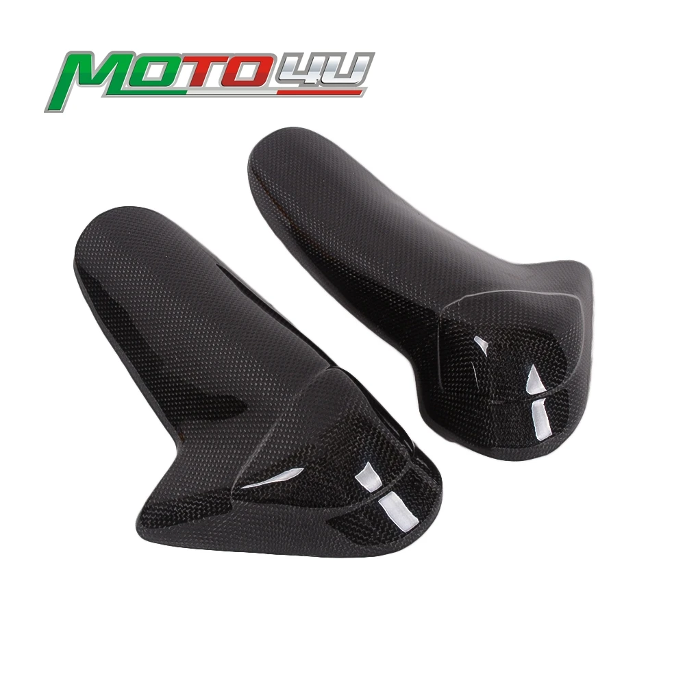 For DUCATI 749 999 2003 2004 2005 2006 Carbon Fiber Side Tank Protectors Tank Sliders Left& Right Plain Weave Tank Corner Guard