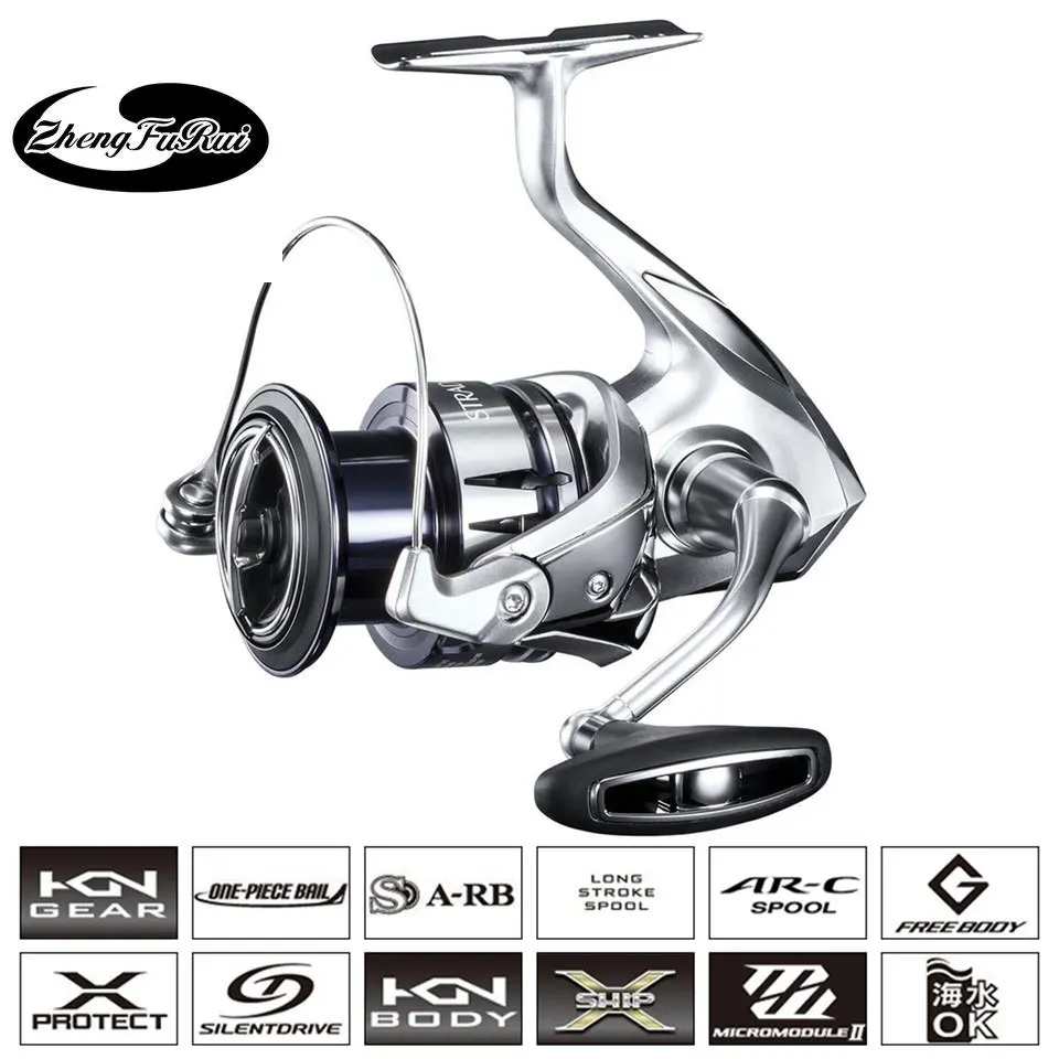 STRADIC Spinning Fishing Reel 1000HG/2500/C3000HG/4000XG/5000XG 6+1BB AR-C Spool SeaWater Fishing Reel 3-11KG Power