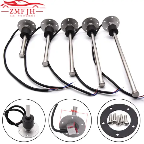 자동차 보트 연료/수위 센서 0-190ohm/240-33ohm 연료 레벨 미터 해양 수위 게이지 센서 송신기 장치 9-32V