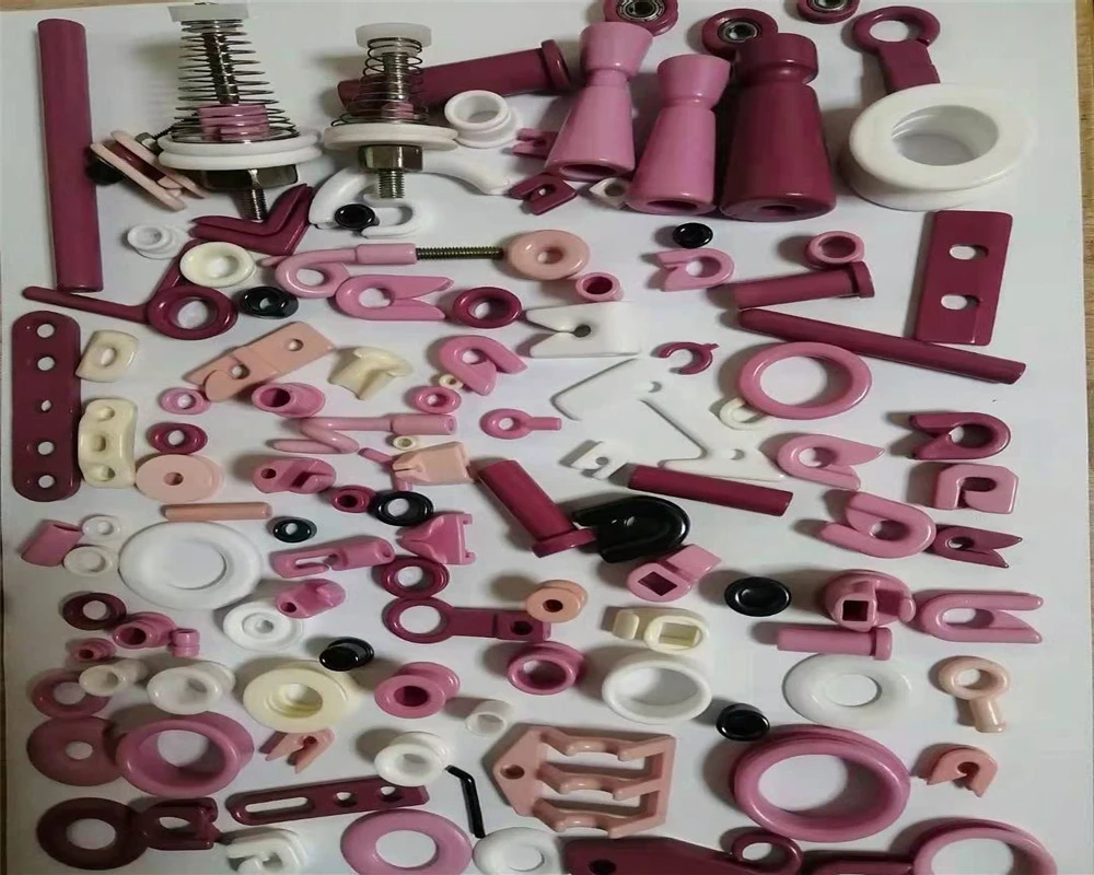 Máquina de alambre de cerámica de ojo de porcelana resistente al desgaste de alúmina 95 de 6MM, arco trenzado, accesorios textiles de cobre trenzado