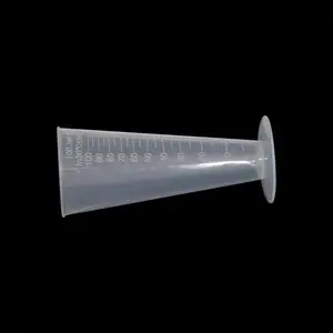 Copo de medição de plástico transparente com escala, cilindros graduados, escola, laboratório, cozinha, acessórios de medição, 1pc, 100ml 10 principais vendas cilindro de plástico - №7