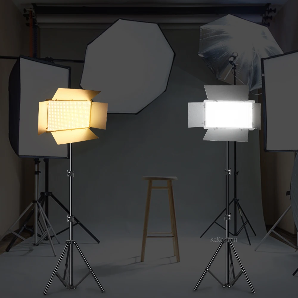 U600/U800 LED Photo Studio Light For Youbute Game Live Video Lighting 40W/50W 3200K-5600K Photography Lighting Remote Control