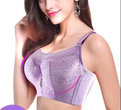 Sujetador de realce con cobertura completa de encaje para mujer, top de tubo, busto grande 80 85 90 95 100 105 110 115 C D DD E F G cup, ropa