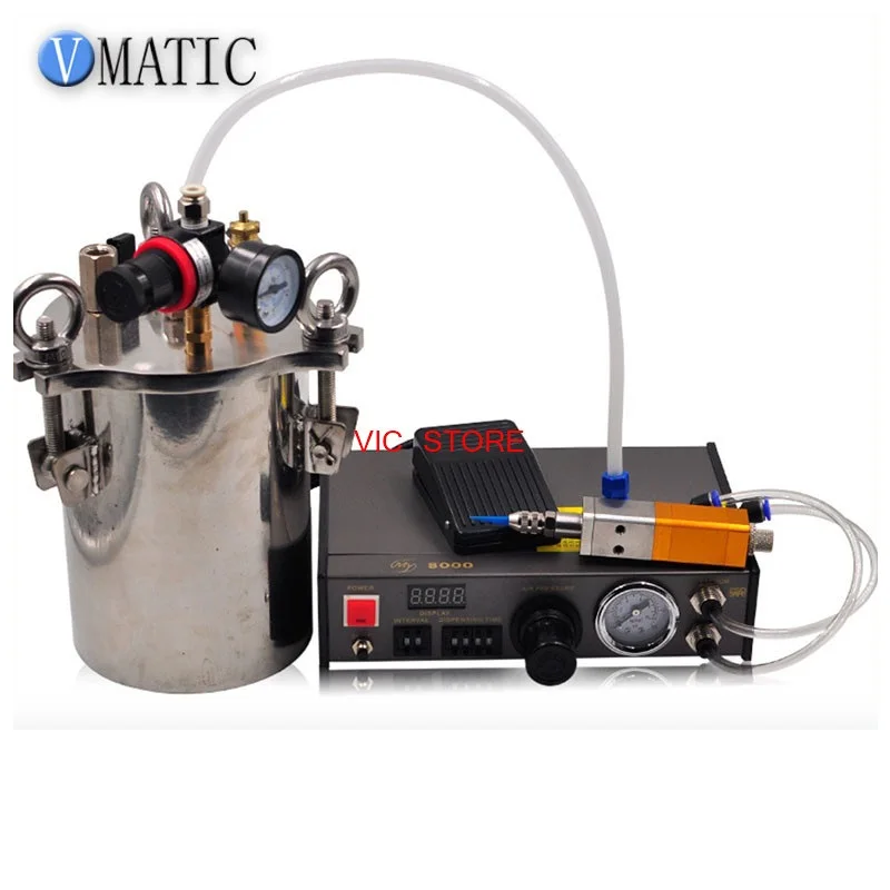 

Free Shipping Quality Dispenser Machine Pressure Tank 2L With Dispensing Valve Set