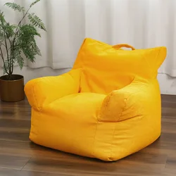 Dropshipping Cotton Cloth New Lazy BeanBag Sofas Cover Without Filler Tatami Chairs Covers Sofas for Living Room