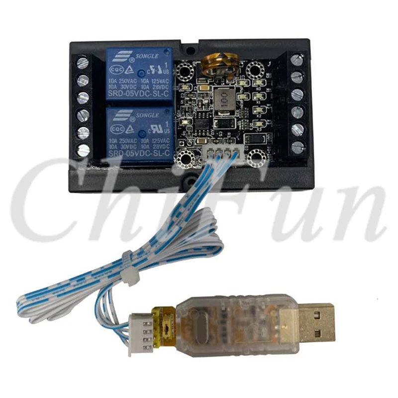 

PLC DC24V or AC220V FX1N-06MR AD(0-10V) 1DA(0-3.3V) Relay output delay module with Rail and programming cable