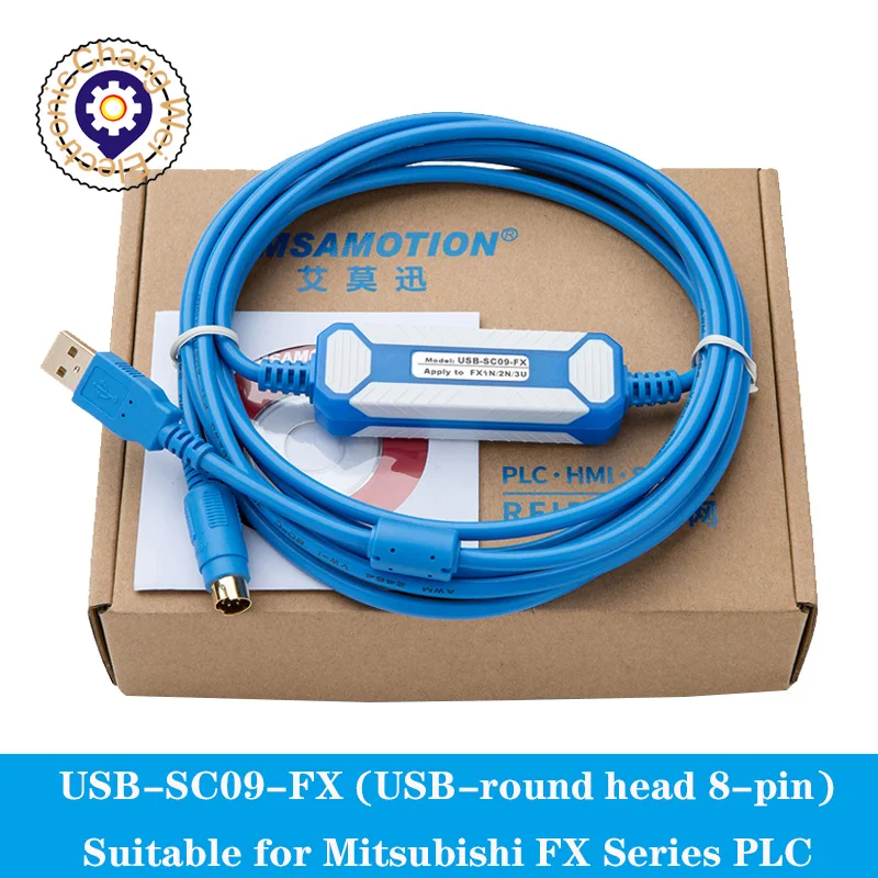 

PLC Isolated Adapter USB-SC09-FX Isolation Programming Cable Suitable For Mitsubishi FX All Series FX2n FX3U FX1N