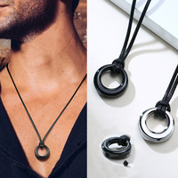 Circle of Life Eternity Love Karma Necklaces,Memorial Pendant Ashes Necklace Bracelets for Women Men,Keepsake Cremation Jewelry