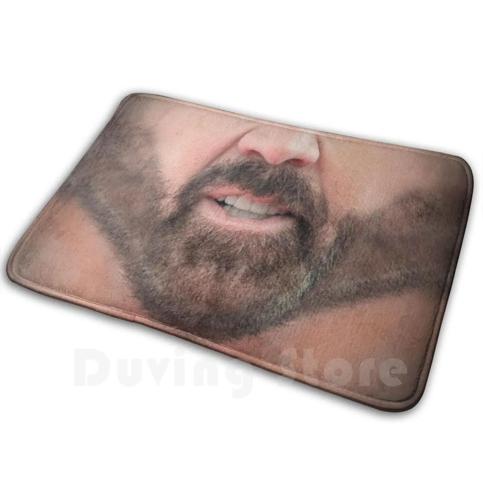 The Cage Carpet Mat Rug Cushion Soft Nicolas Cage Con Air Raising Arizona Movies Films Hollywood Realistic Face Mouth