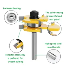 8mm T-Slot Router Bit Set for Wood #6