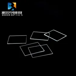 5pcs Square Ultraviolet Quartz Plate Fused Silica Material High Light Transmission Quartz Glass Square Plate