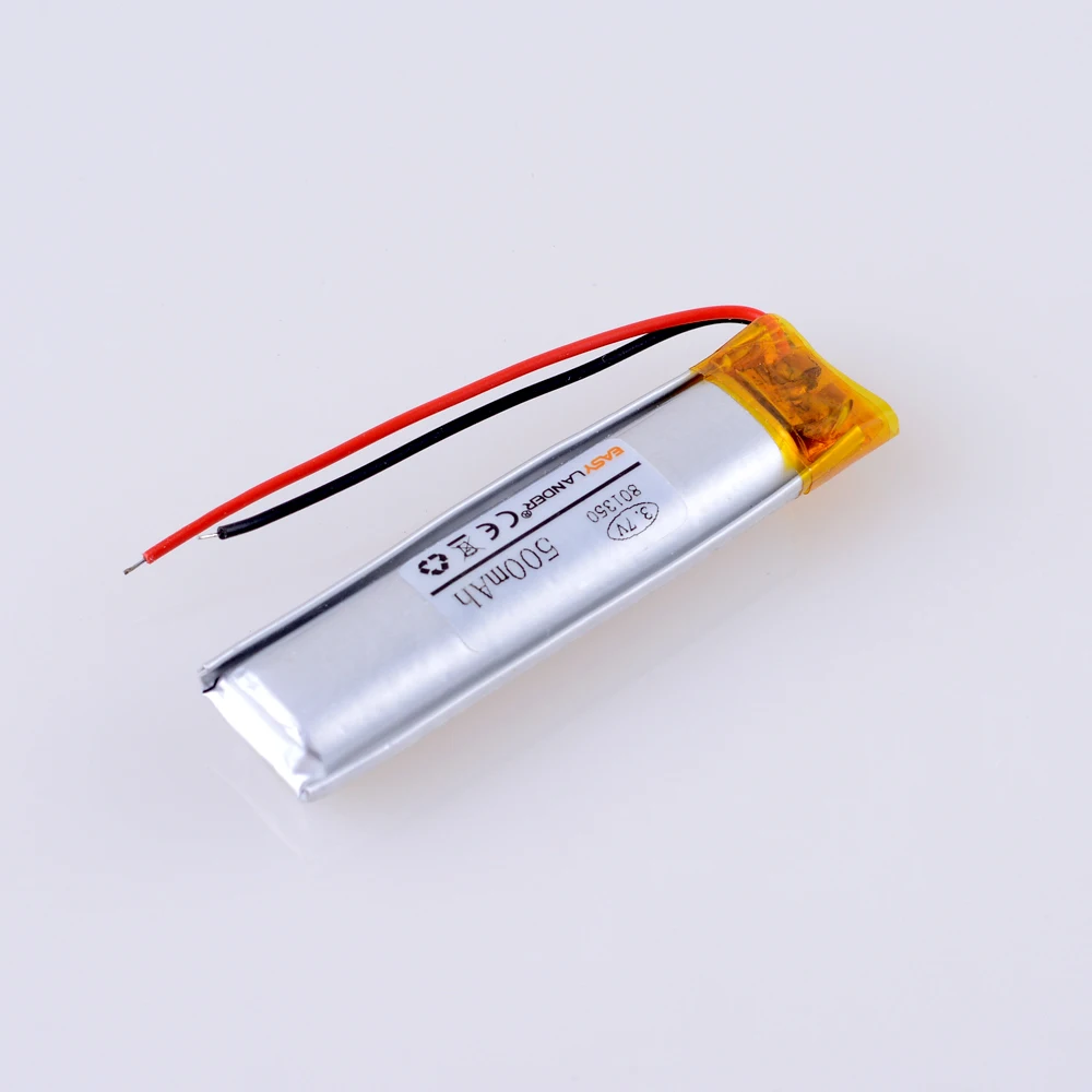 801350 3.7V 500mAh litowo-jonowy akumulator polimerowy do GPS DVR mp3 dvd bluetooth inteligentny zegarek 751350 801219