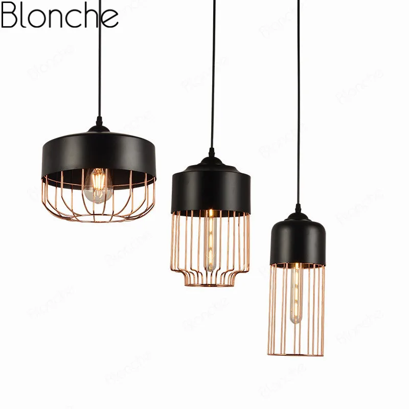 

American Vintage Pendant Lights for Living Room Bedroom Kitchen Lighting Fixtures Loft Decor Suspension Luminaire Led Hanglamp