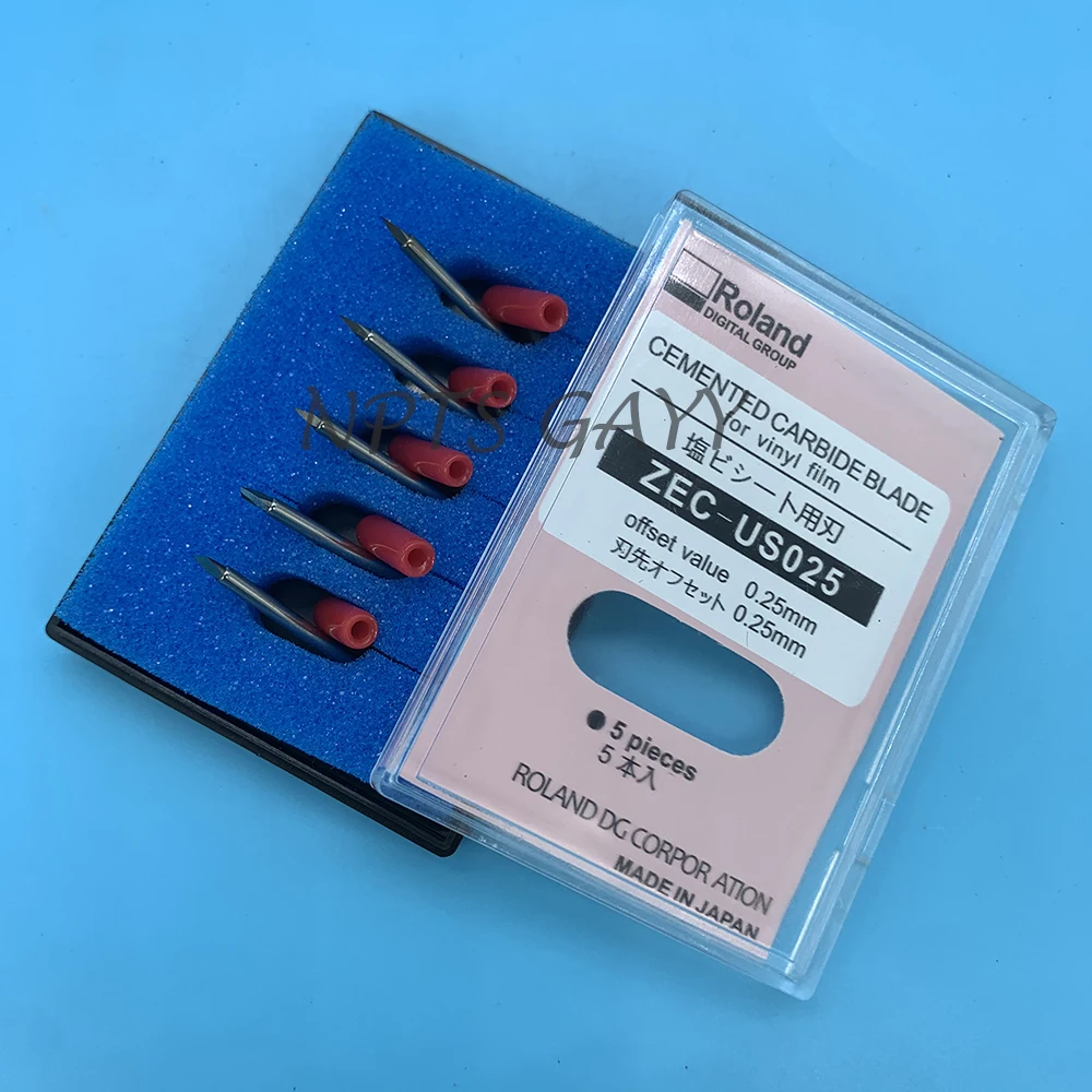 Roland ZEC-US025 Cemented Carbide Blade Knife 45 Degree for Roland XC-540 XR-640 FP-740 Cutting Blade Lettering knife