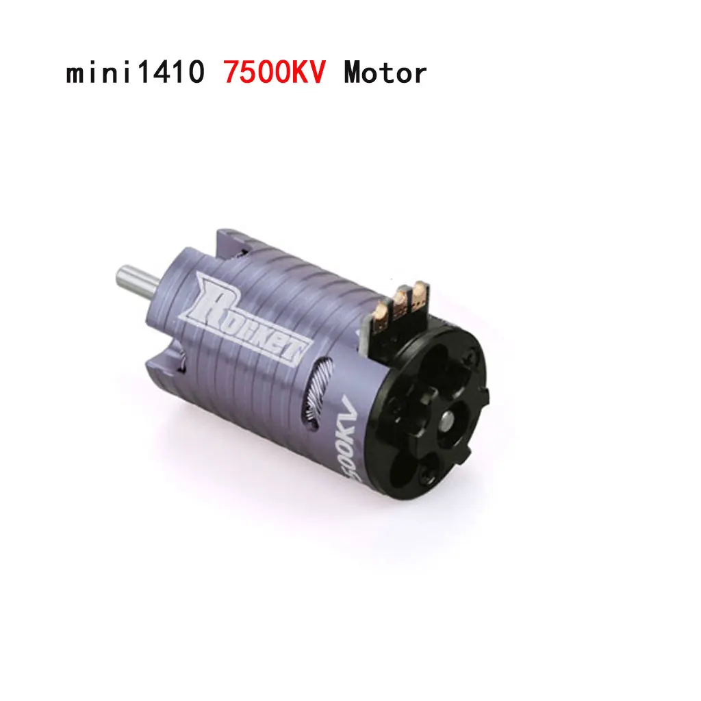 Rocket Mini1410 2500KV 3500KV 5500KV 7500KV 9500KV Borstelloze Motor 18A ESC voor Kyosho Mr03 Pro Atomic GLracing 1/28 1/32 RC Auto