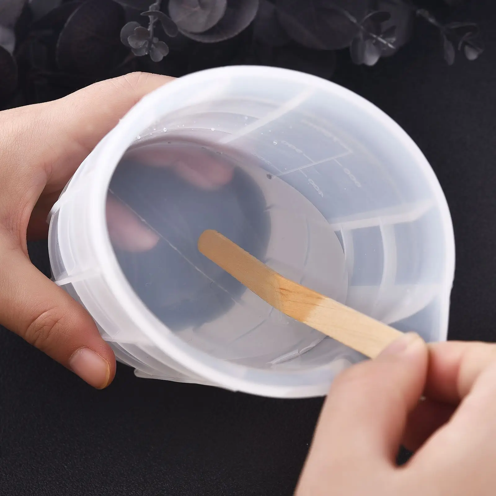 Scale Measuring Cup Liquid Container Epoxy Resin Glue Silicone Transparent Mixing Cup Mixing Tool Cup DIY Jewelry Making Tool