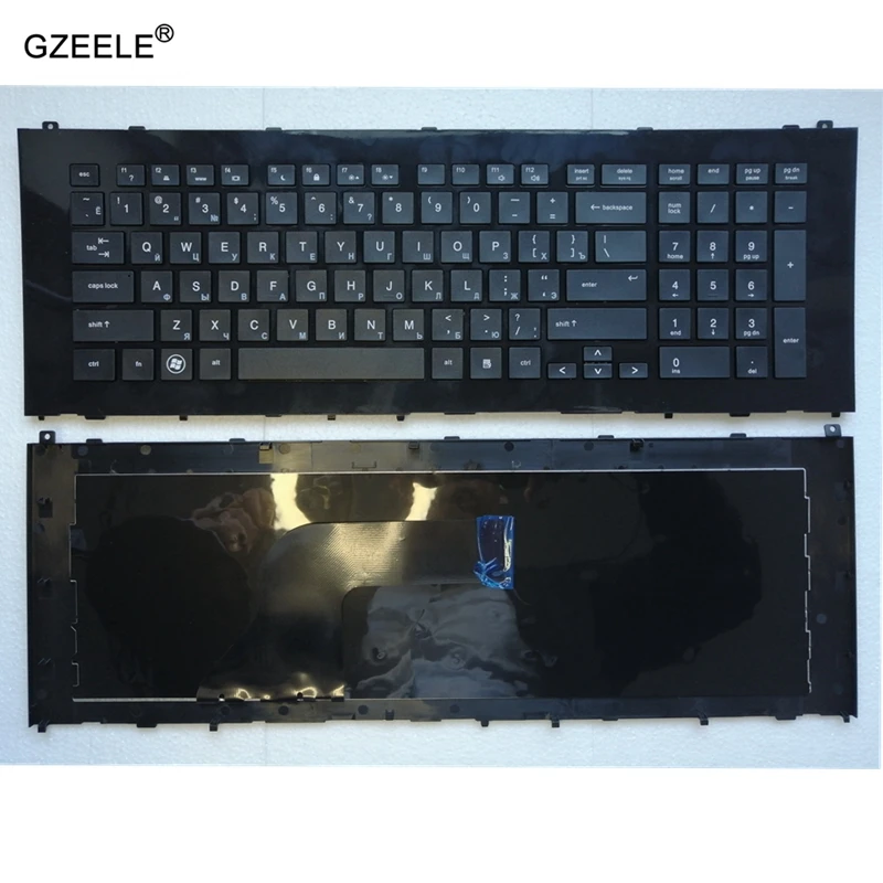 

GZEELE Russian laptop Keyboard for HP PROBOOK 4710 4710s 4750S RU BLACK With Frame