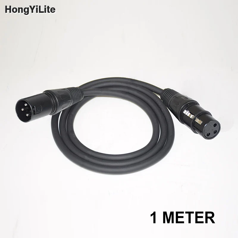 HongYiLite 3-Pin Signal Connection DMX Moving Head Light Cable LED Par Light For DJ Stage Lighting Accessories