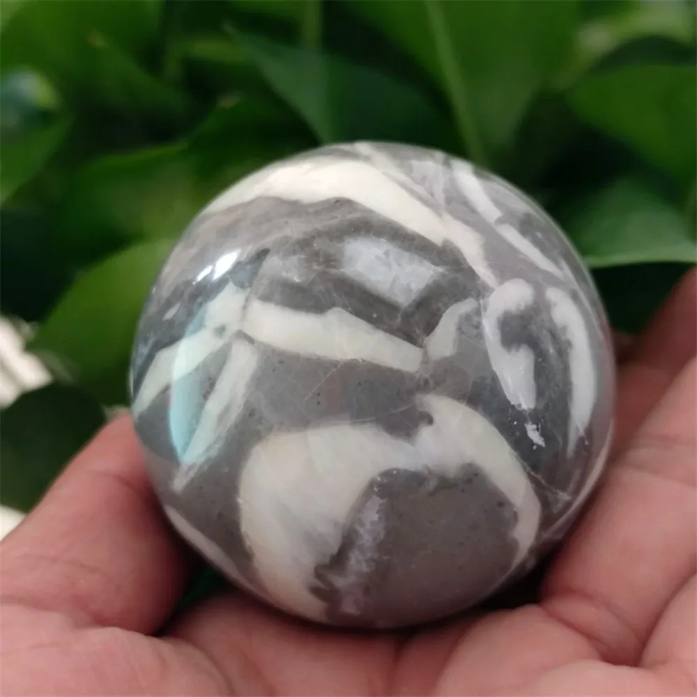 

1pc Natural Shell Jasper Ball Mineral Quartz Sphere Hand Massage Crystals Ball Healing Feng Shui Home Decor Accessory