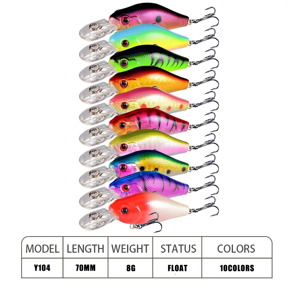Crankbait Flotante para Lucio – Señuelo Duro Realista