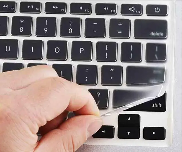 Peau de clavier anglais ue US pour Macbook Pro 13 15 2018 2019 couverture de clavier A1989 A1990 peau de Film de clavier étanche en silicone