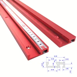Model 45 Standard Aluminium Alloy Chute T-tracks T Slot with Miter Track Stop Woodworking Tool for Woodworking Workbench