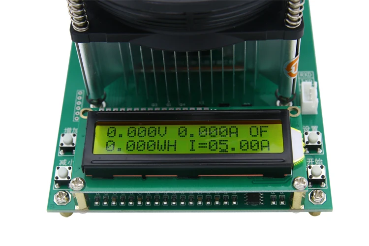 Adjustable Constant Current Electronic Load 18650 Battery Storage Battery USB Mobile Power Aging Discharge Capacity Tester