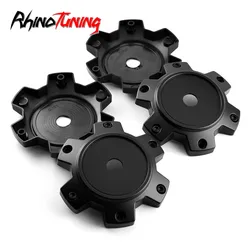 RhinoTuning 4pcs 139.82mm Car Center Caps Hub for Black Rhino Wheels Rim Caps Dust Cover Part Number CAP M-873 S1206-15 C-727