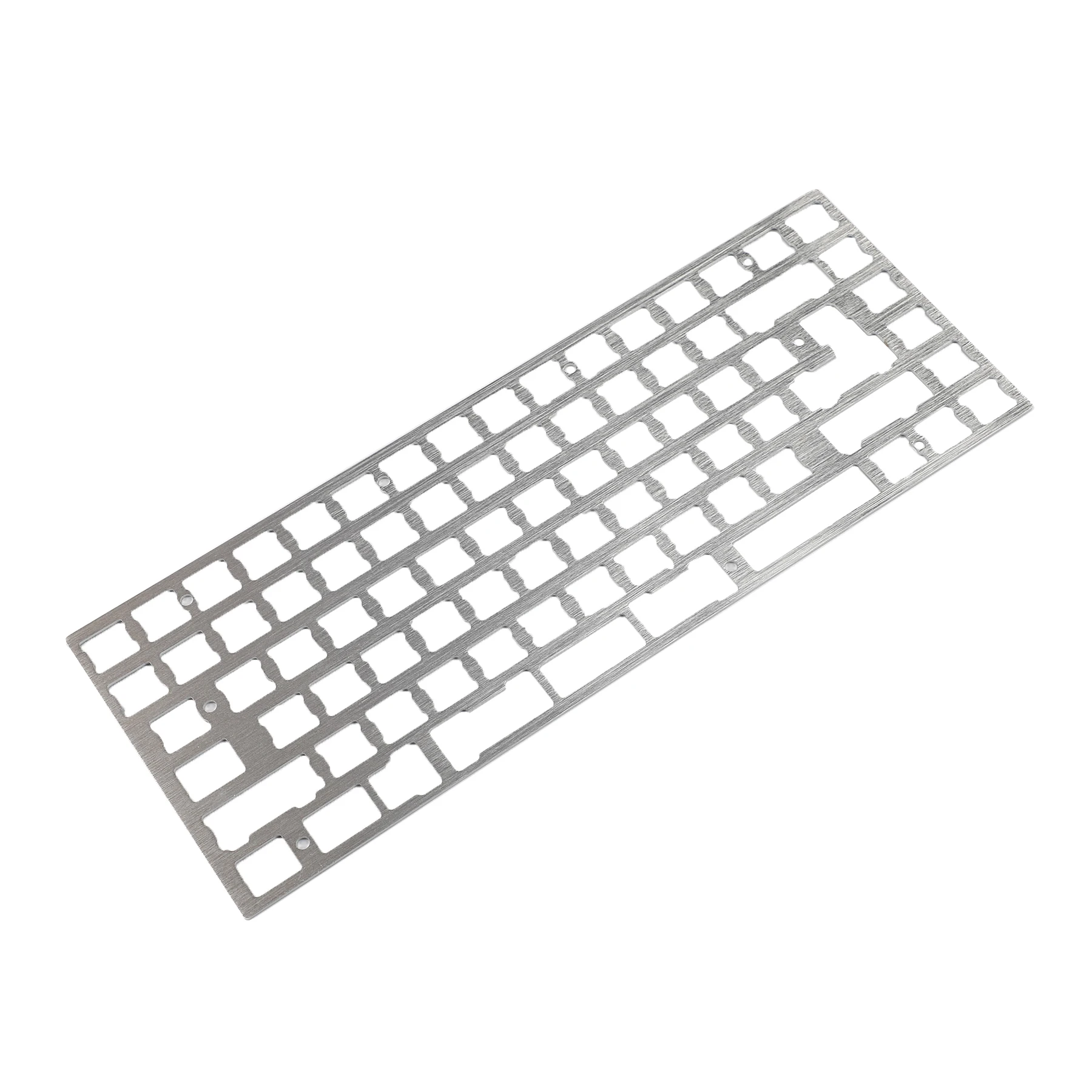 75% 84 ANSI ISO Plate CNC Brush Finish Anodized PC Alu Brass Plate For 75% 84 Cherry MX Mechanical Keyboard YMD75 KBD75 75 V2 V3 - Image 3