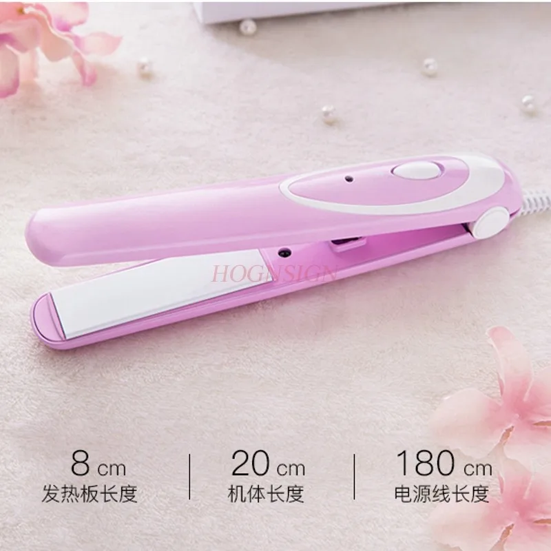 hair rolls Mini ceramic hair curlers hot hair straightening small electric plywood straight hair clip hairpin splint dual-use