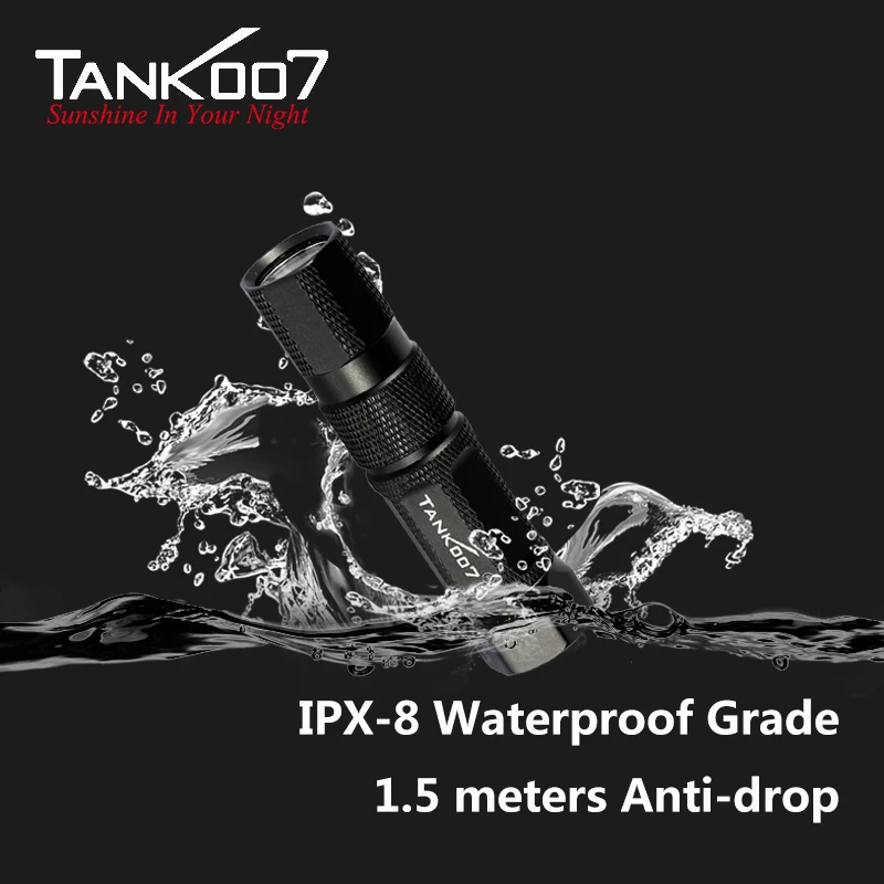 TANK007 M20 Mini Pocket EDC Magnetic Flashlight Fixed Light USA Led AA Battery Portable Outdoor Waterproof High Power