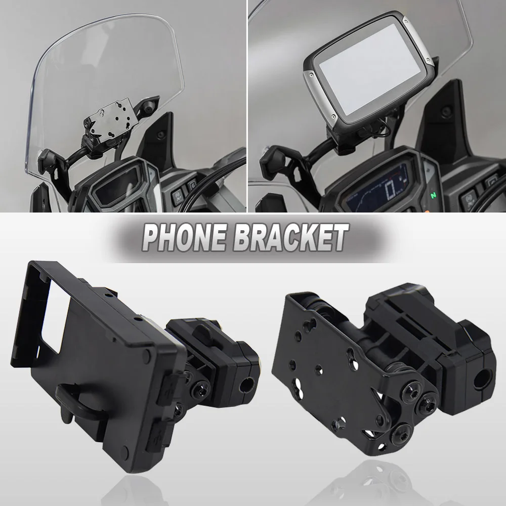 

NEW 19-20 DL1050XT Motorcycle Front Phone Stand Holder Phone GPS Navigaton Plate Bracket For SUZUKI V-Strom 1050XT 1050 XT ADV