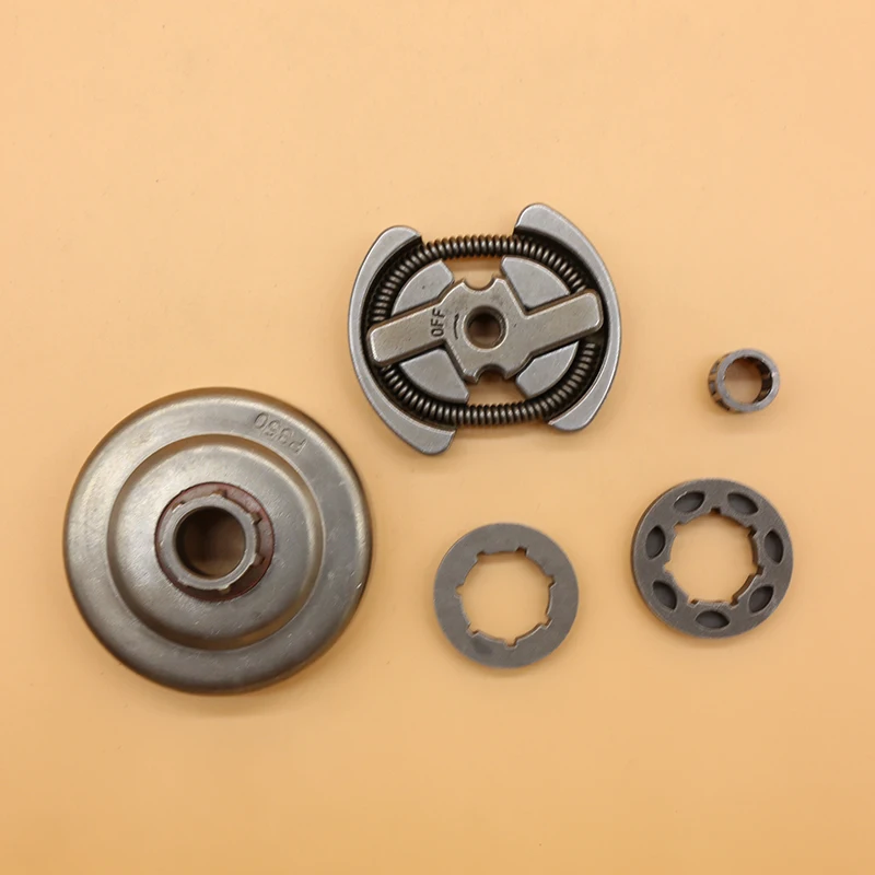 3/8" 7T Clutch Drum Assembly Sprocket Rim Bearing Kit For Partner 350 351 Chainsaw Spare Parts