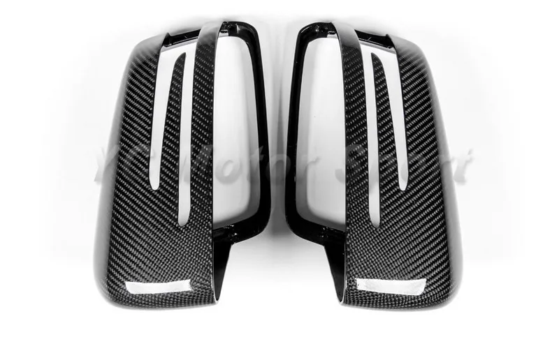 Carbon Fiber Mirror Cover Fit For 2010-2016 MB W176 W204 W212 W221 X156 A/C/E/S Class Mirror Cover Housing Replacement