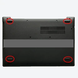 1pcs NEW Rubber Bottom Foot Feet Cover for Lenovo ideapad 320-15 320-14 320-17 5000-15 14 17 series Black