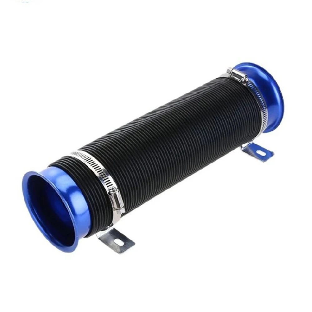 Universal Car Racing Cold Air Intake Hose 3.5inch Air Inlet Tube Engine Ducting Feed Intake Pipe Induction Kit Flexible