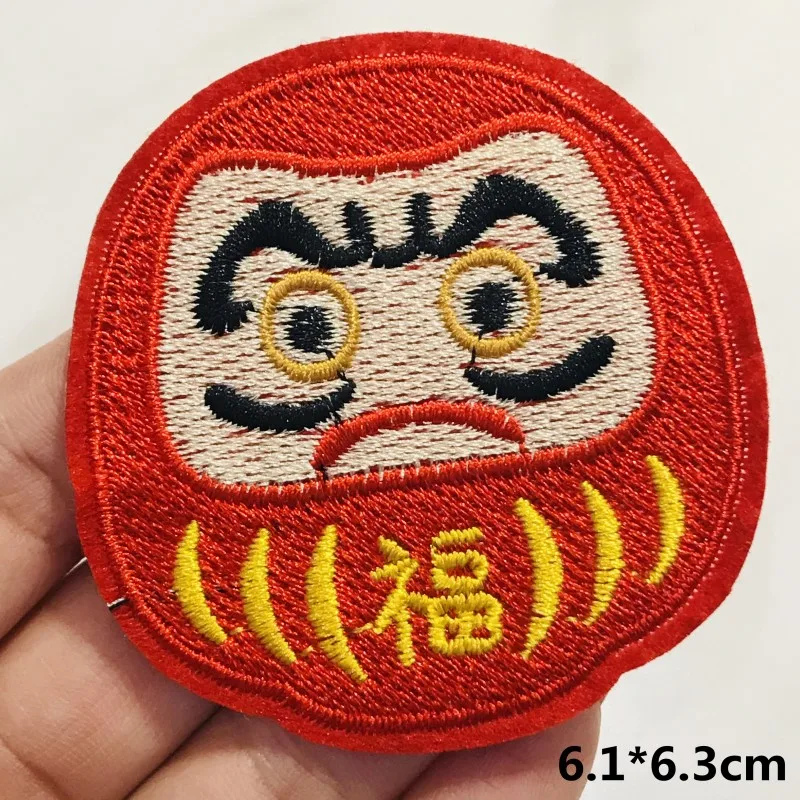 1 pz Harajuku giappone Patch ricamo per abbigliamento ferro fai da te su toppe sulla borsa dei vestiti accessori Patch personalizzati