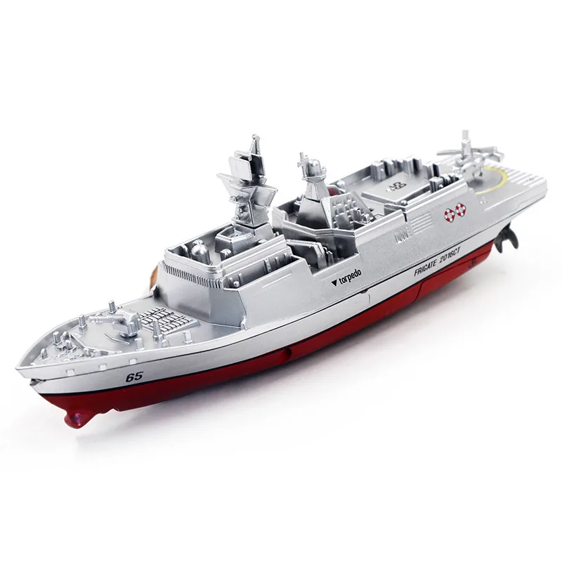 2.4G RC Remote speed control rc boat Military Warship boat Toys Mini Electric RC Aircraft gift for boys children water toys